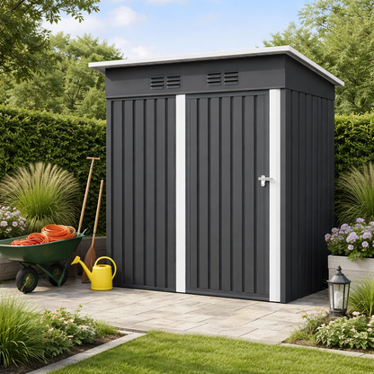 Abris de jardin en métal de 1m2