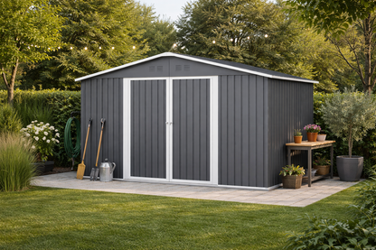 Abris de jardin en métal de 6,90m2