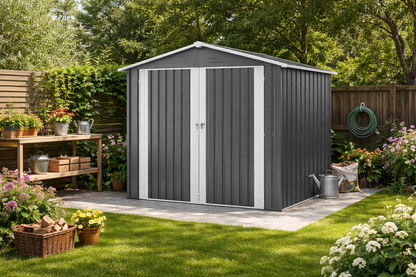Abris de jardin en métal de 2,21m2