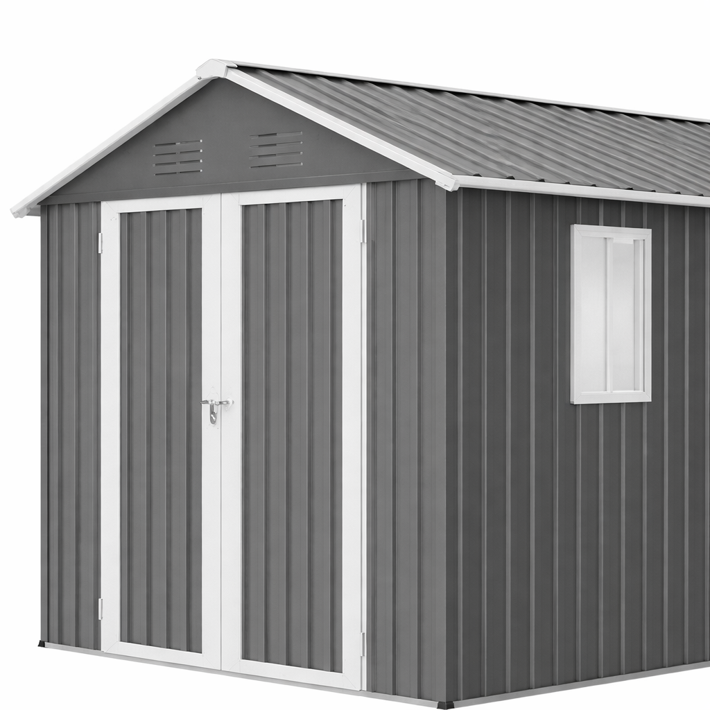 Abris de jardin en métal de 2,89m2