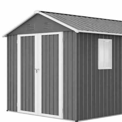 Abris de jardin en métal de 2,89m2