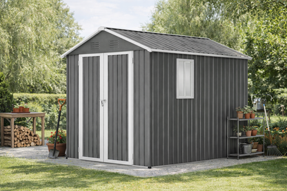 Abris de jardin en métal de 2,89m2